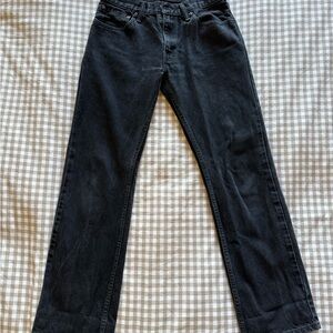 Levi's 505 Men's black Straight Jeans